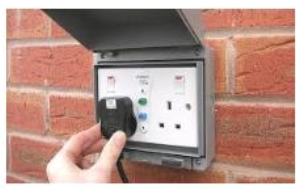 External Waterproof Double Electrical Socket